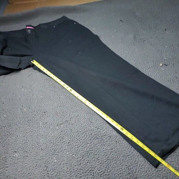 Woman Within Denim Jeans Womens Plus Size 28W 48x31 Natural Fit Black Cotton - Picture 7 of 8